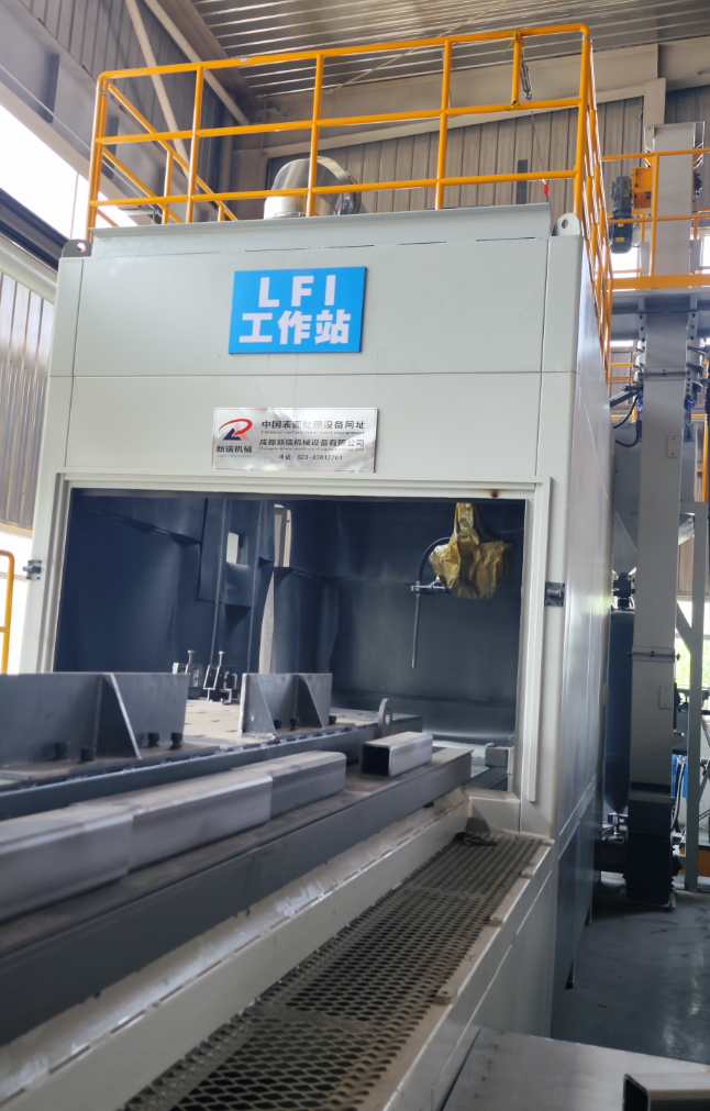 大庆大口径喷砂机 适合大型工件处理